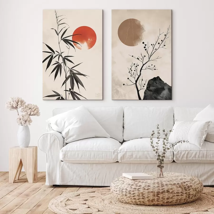 wall murals Oriental landscape, tranquility m30279