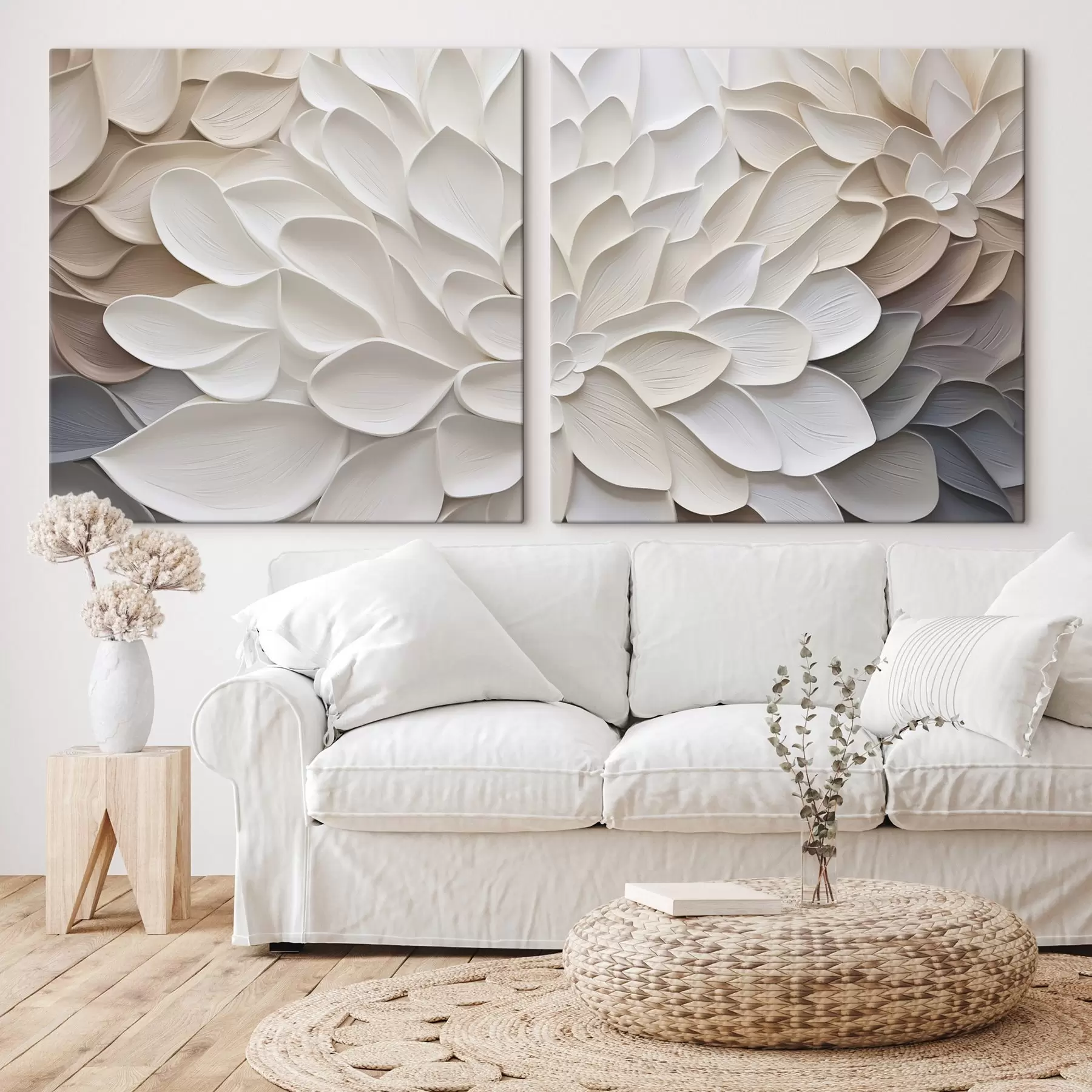 wall murals Abstract petals imitation of painting m30296