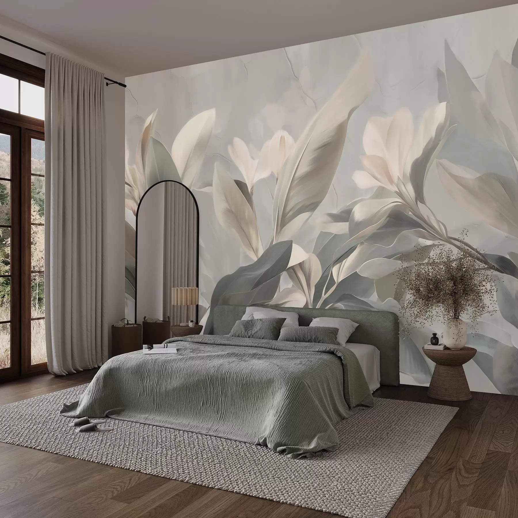 Wall Mural Photo Wallpaper Tropical Tenderness w09693