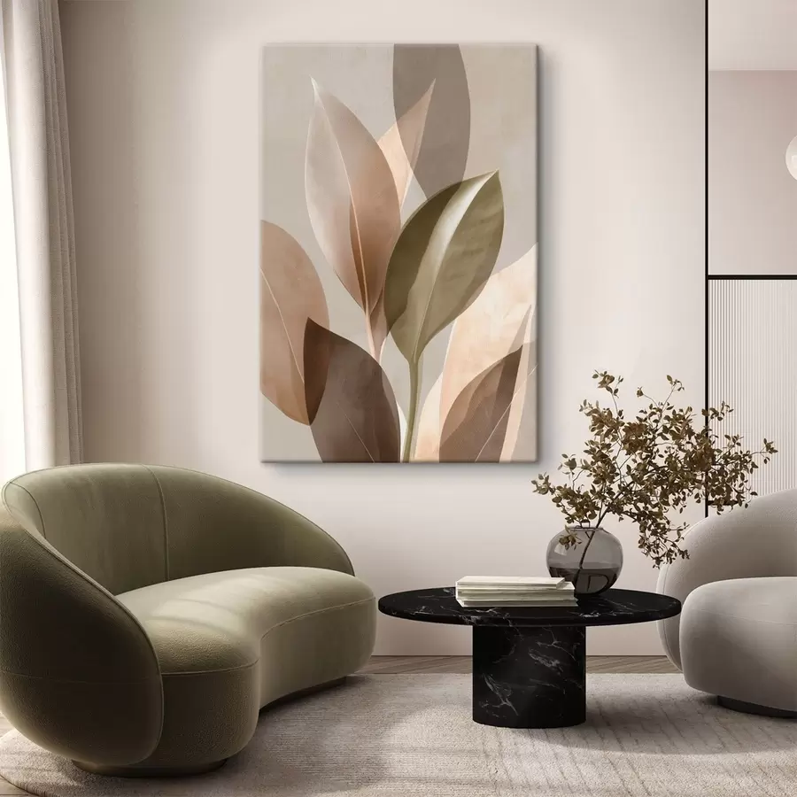 murales Hojas abstractas s48610