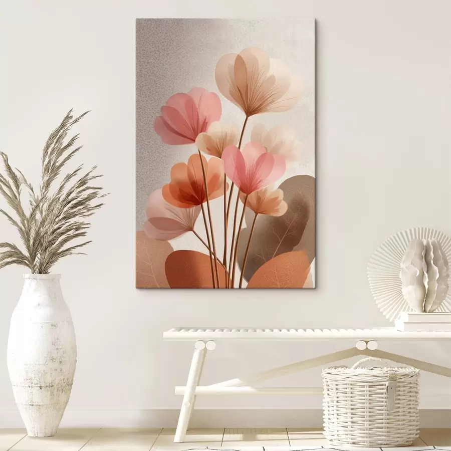 wall murals Boho flowers s48707