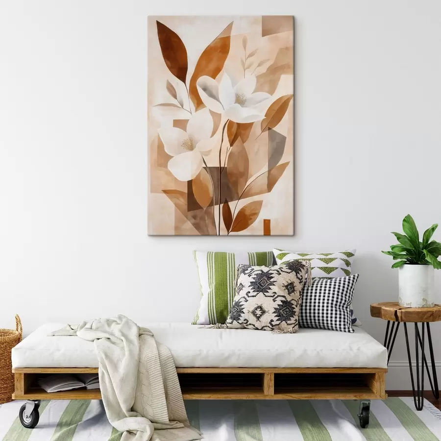 wall murals Boho flowers s48711