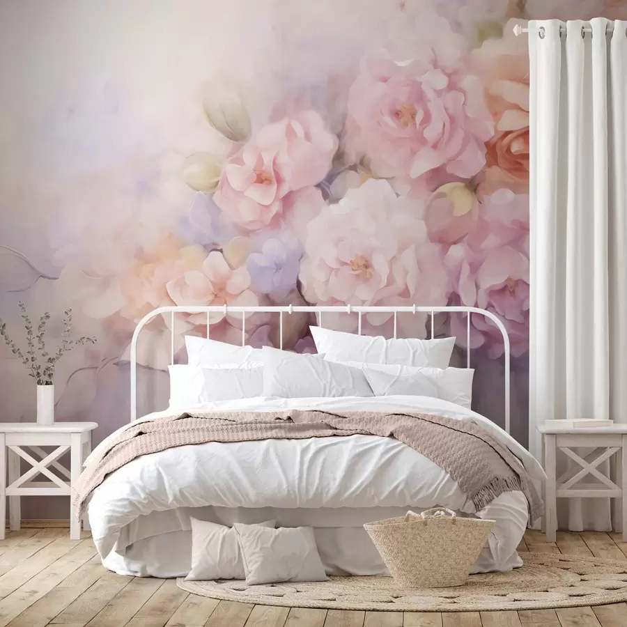 Wall Mural Photo Wallpaper Delicate flowers w09599
