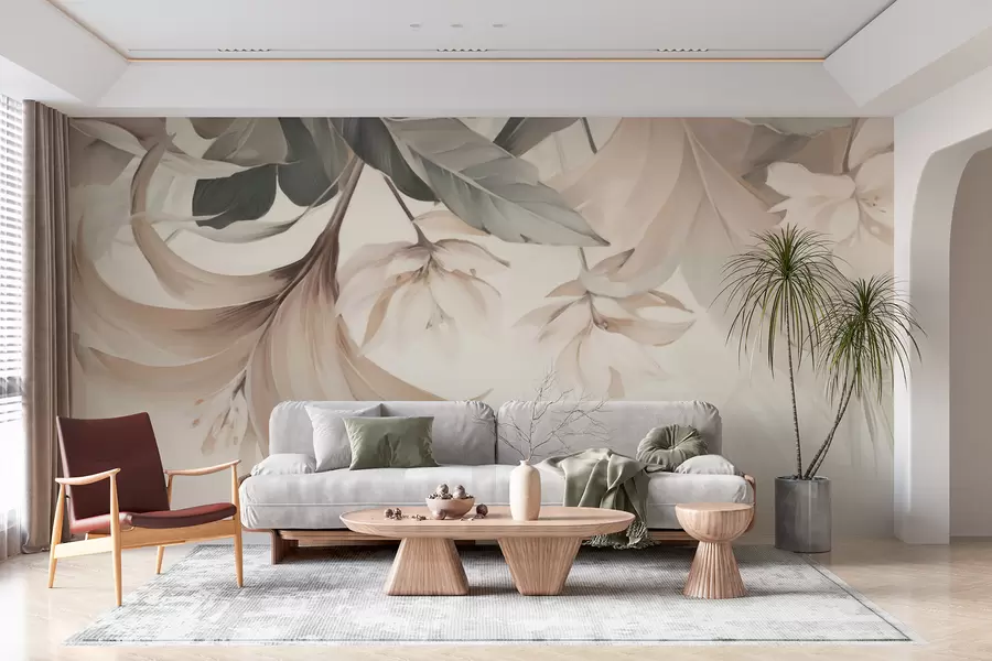 wall murals Exotic flowers w05376