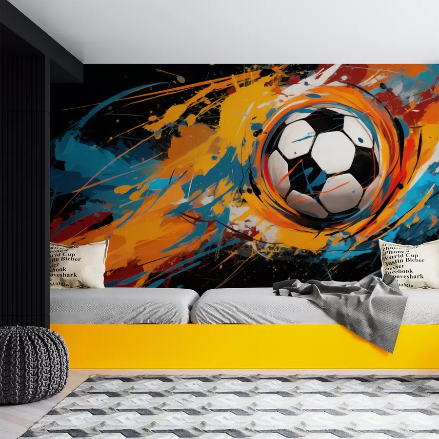 Wall Mural Photo Wallpaper Soccer ball w05460