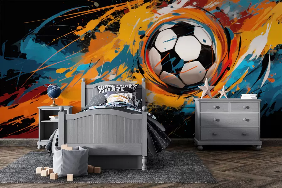 Wall Mural Photo Wallpaper Soccer ball w05460