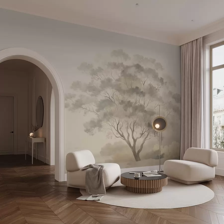 wall murals Tree in Haze w05477v1