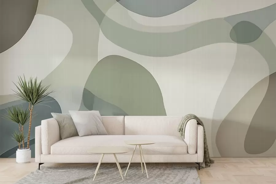 wall murals Soft Lines w05479