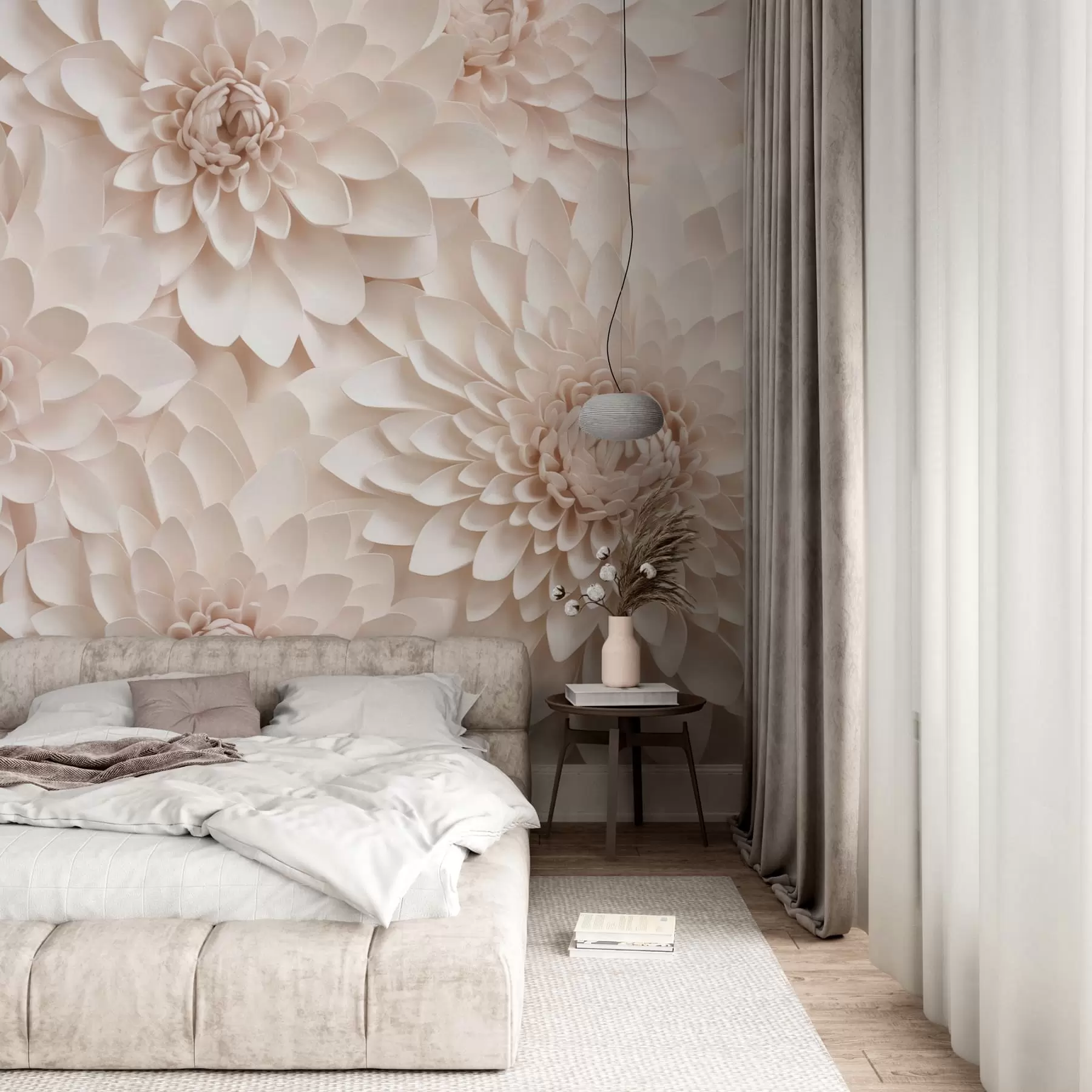 murais de parede Flores grandes w05483