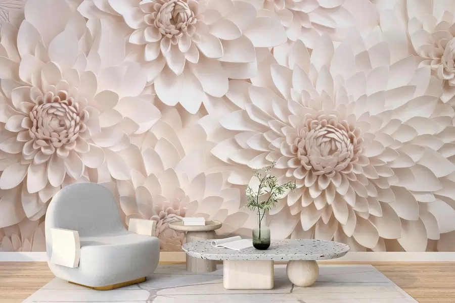 Wall Mural Photo Wallpaper Large Flowers w05483