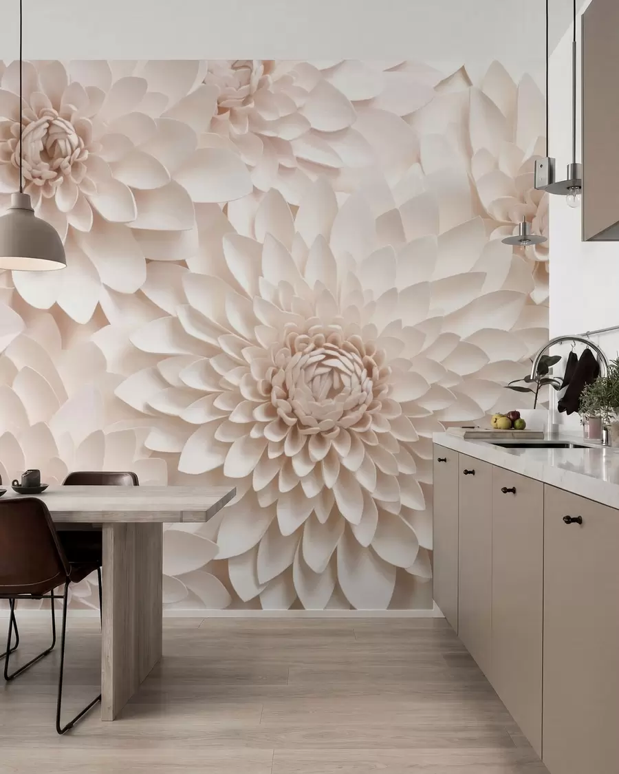 peintures murales Grandes fleurs w05483