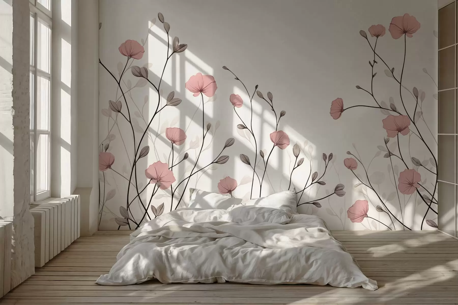 wall murals Wildflowers w05485