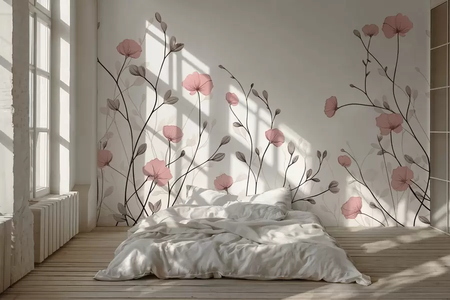 wall murals Wildflowers w05485