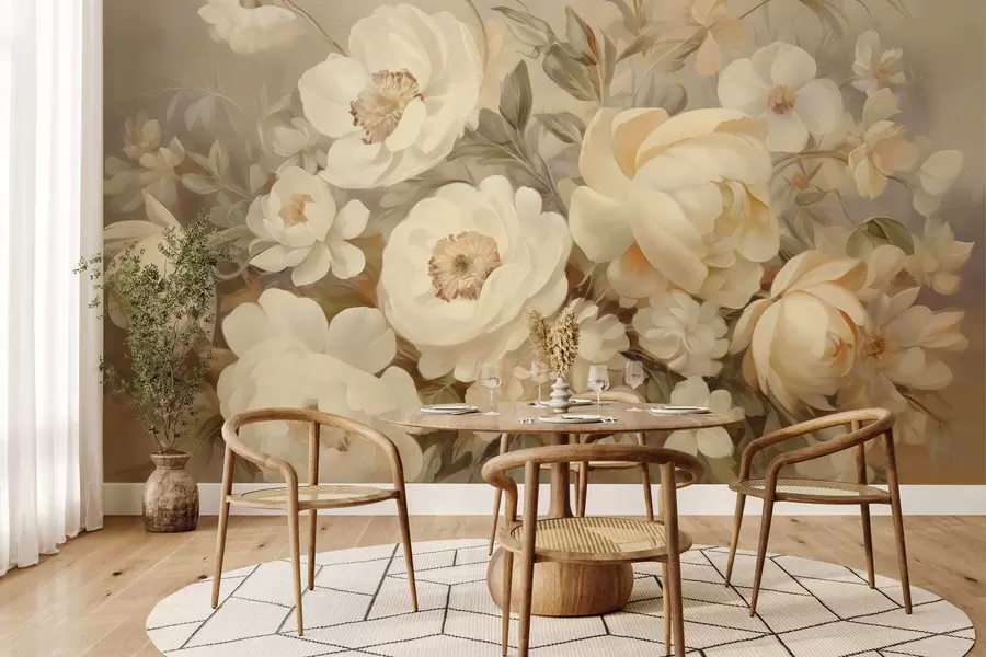 wall murals Lush bouquet w05491
