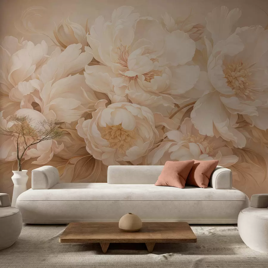 Wall Mural Photo Wallpaper Luxurious peonies w05497
