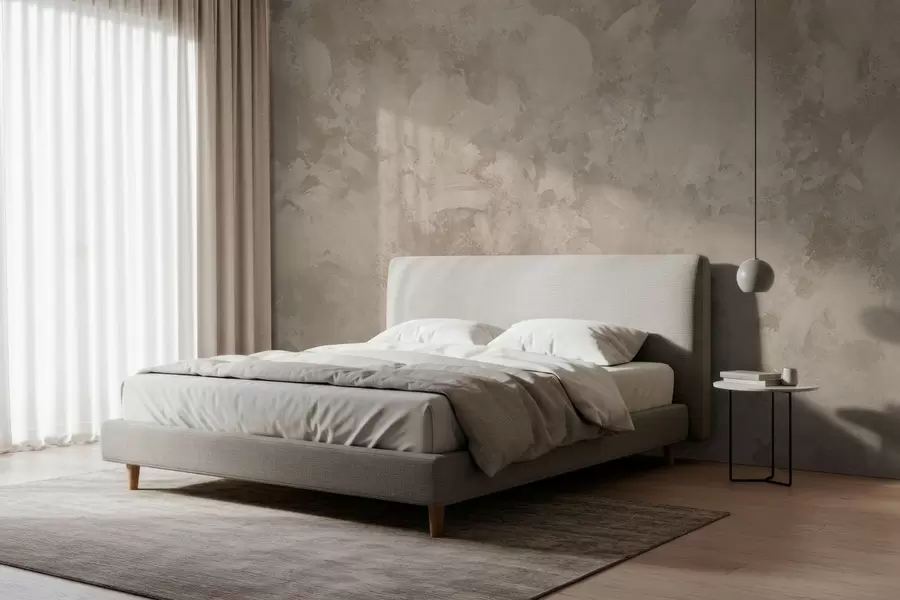 Wall Mural Photo Wallpaper Minimalism abstract brush texture in beige tones w05160