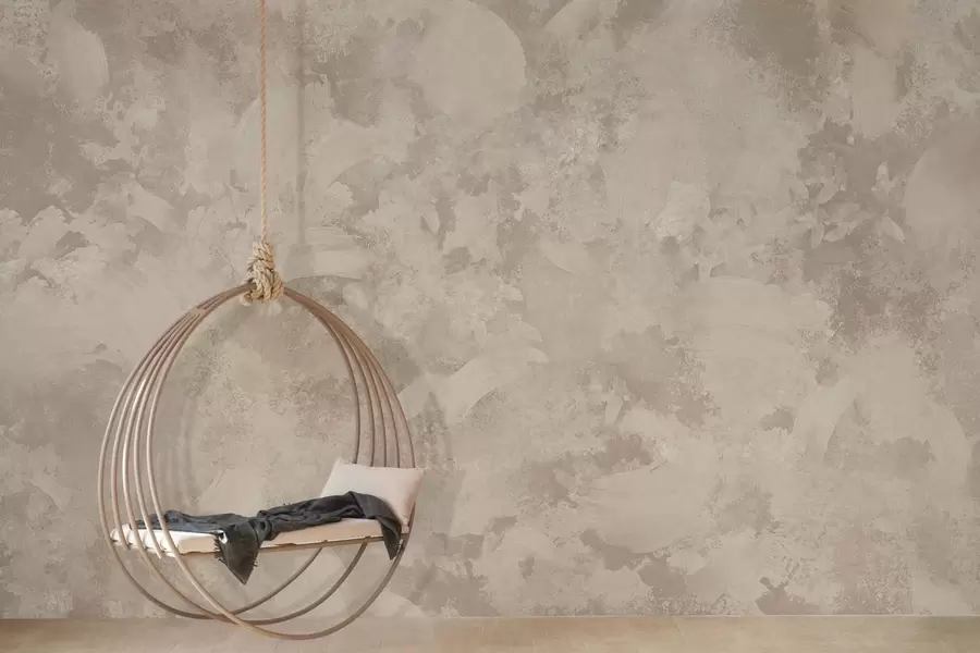 Wall Mural Photo Wallpaper Minimalism abstract brush texture in beige tones w05160