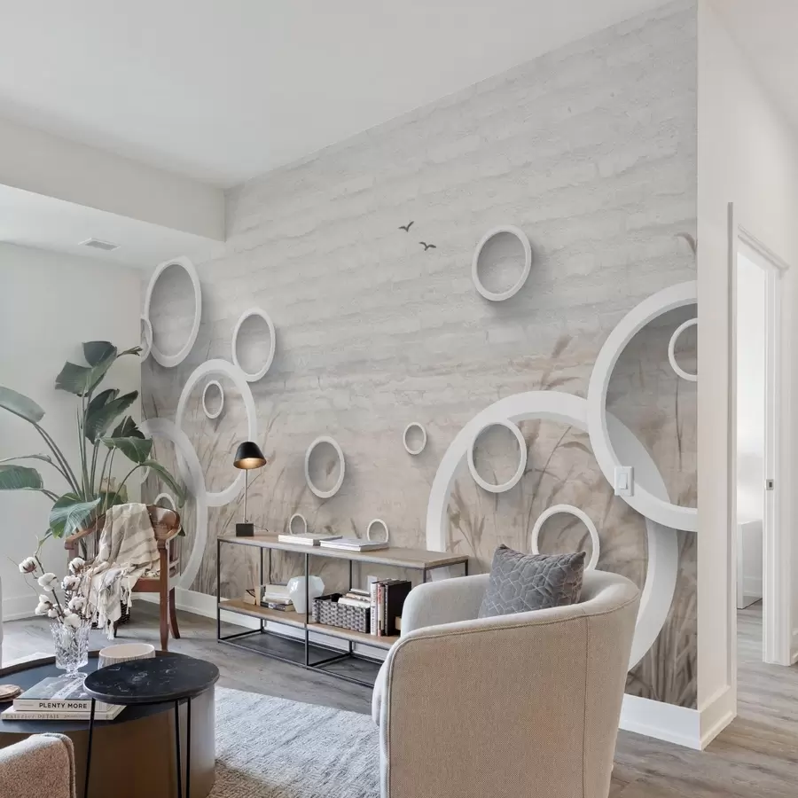 Wall Mural Photo Wallpaper Abstract circles w09781