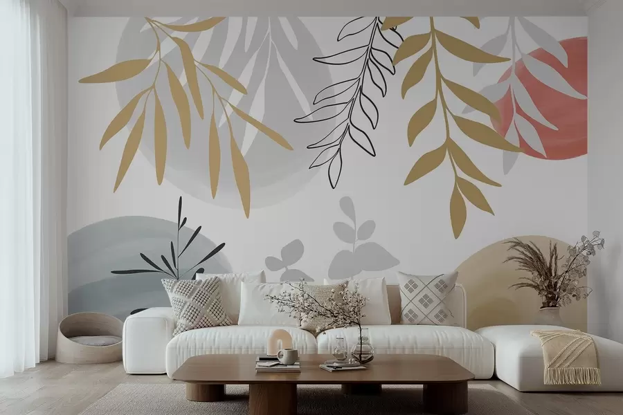 peintures murales Végétation abstraite w05506v1