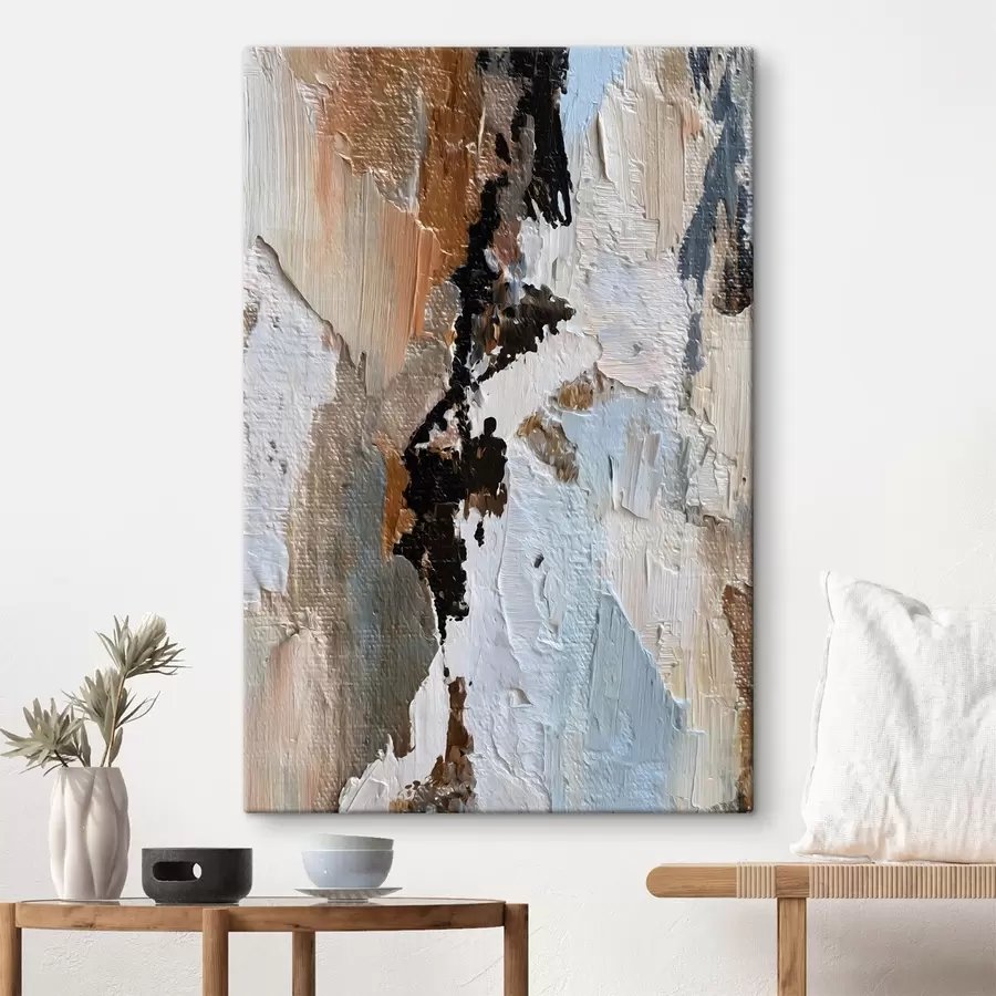 wall murals expressive abstraction; imitation of paint s48784