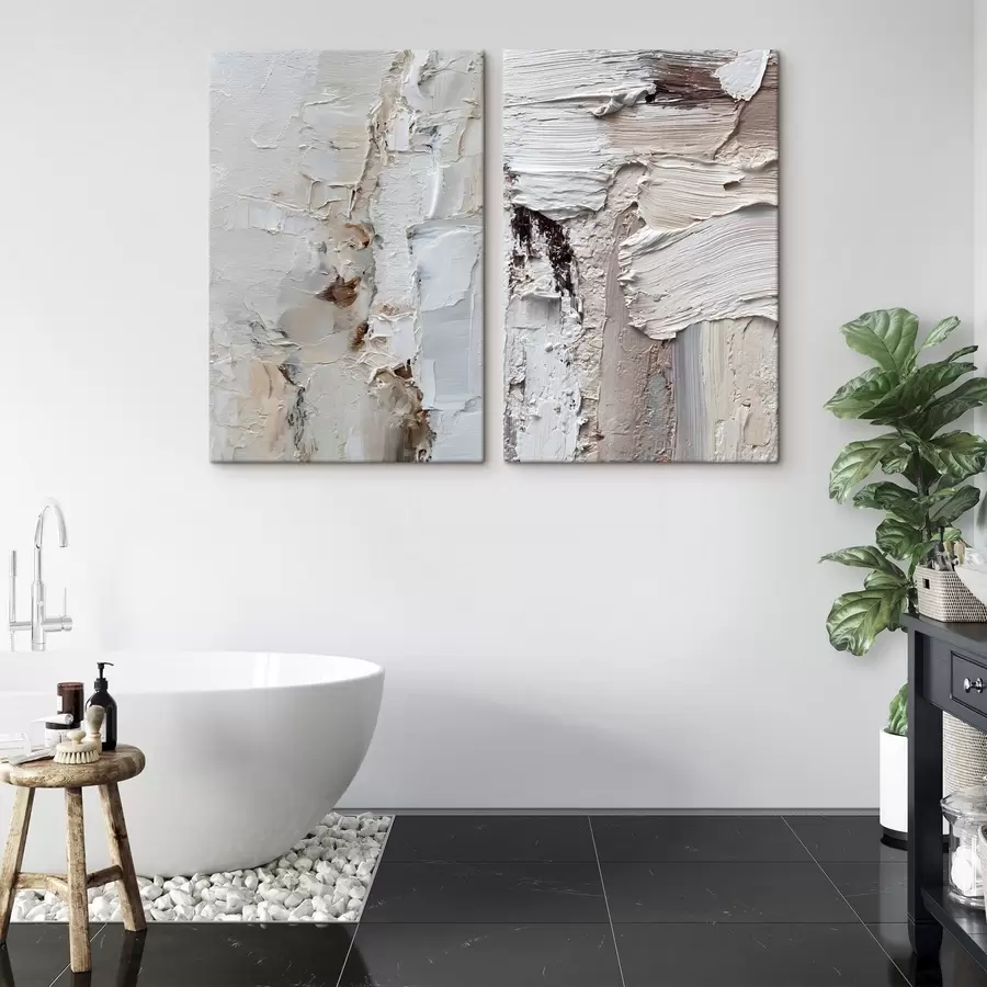 wall murals abstract broad brushstrokes in pastel shades m30330