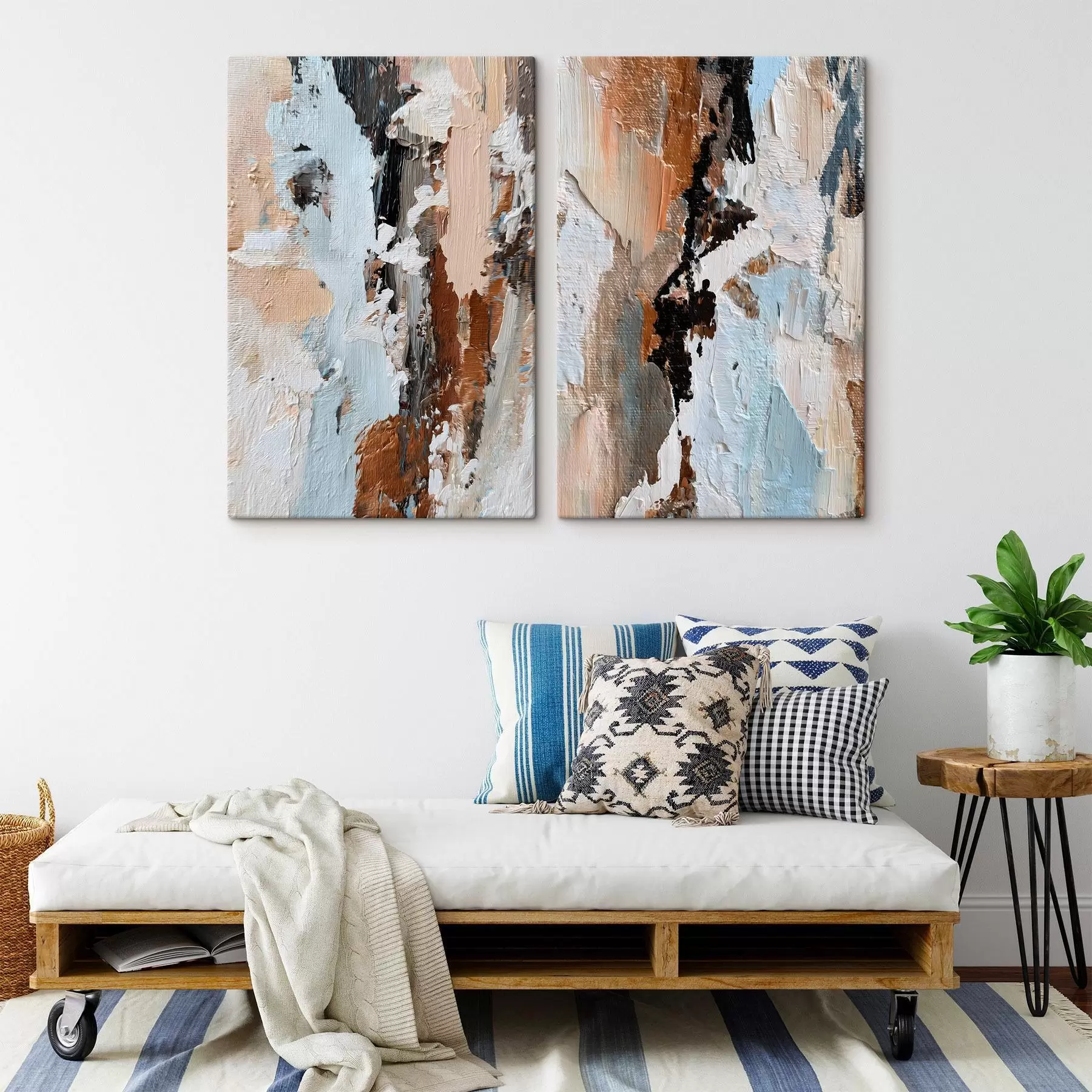 murales abstracción expresiva; imitación de la pintura m30332