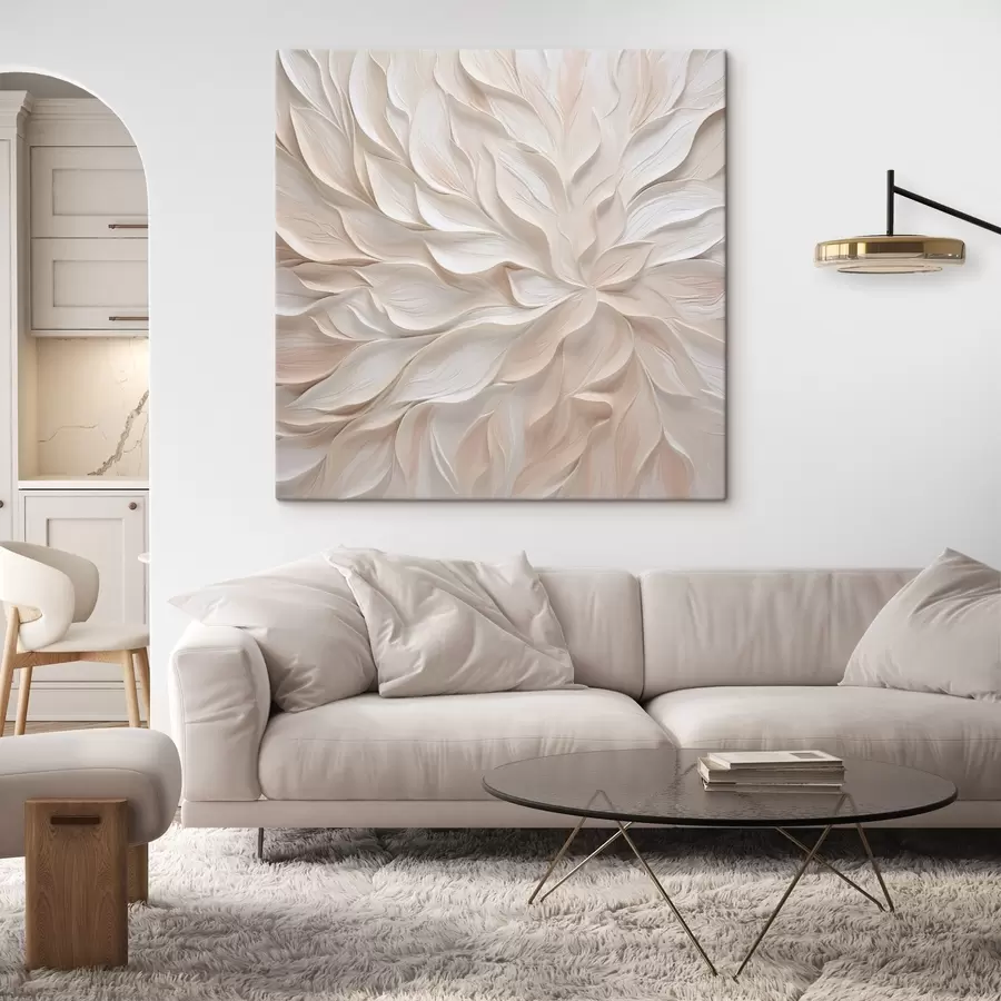 wall murals Abstract petals imitation of painting s48759