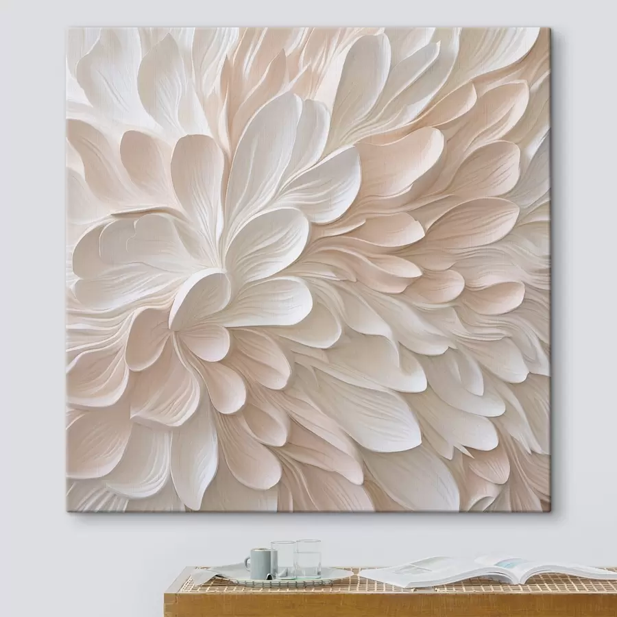 wall murals Abstract petals imitation of painting s48760