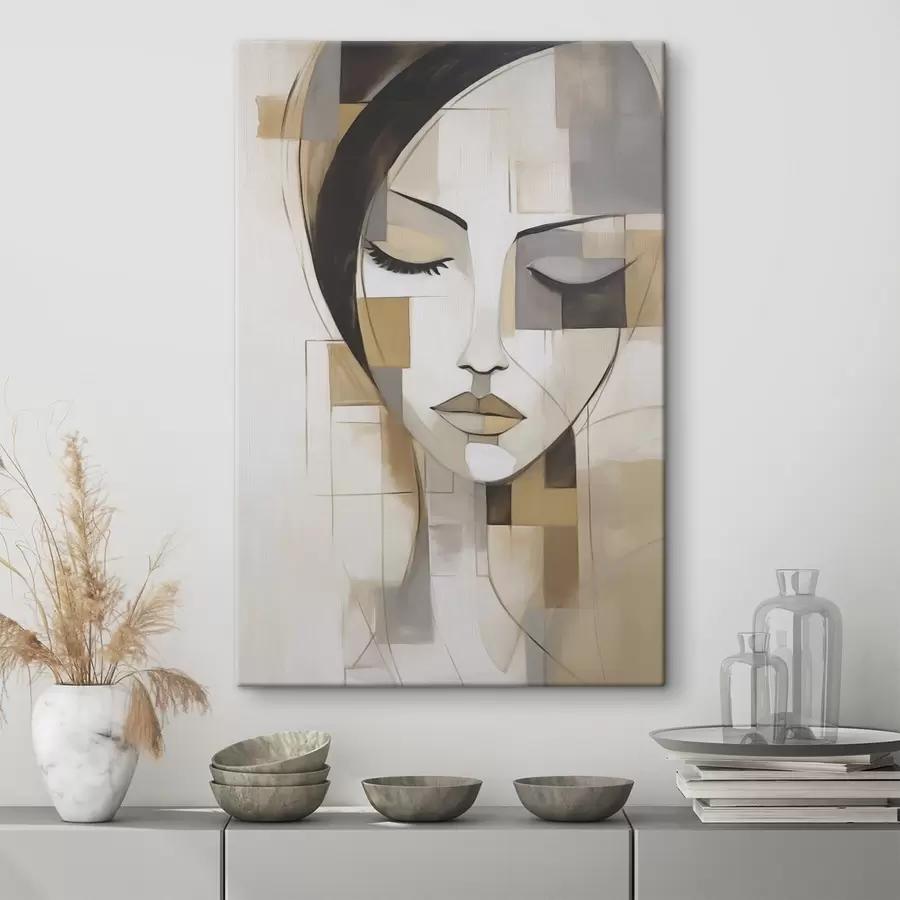 wall murals Abstract portrait s48762