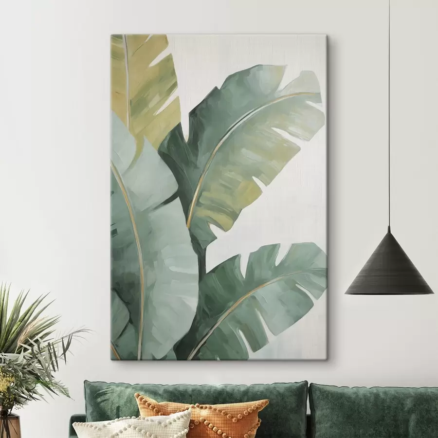 wall murals Foliage imitation painting s48764