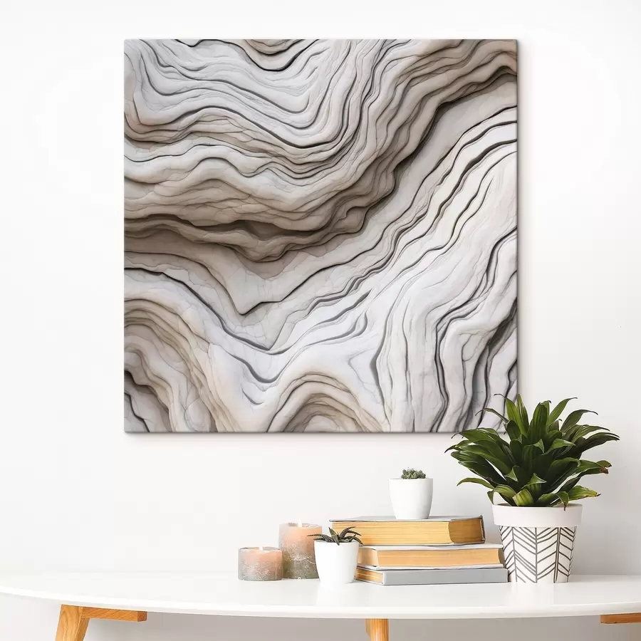 wall murals Abstract with smooth lines s48769