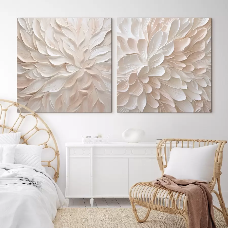 wall murals Abstract petals imitation of painting m30336