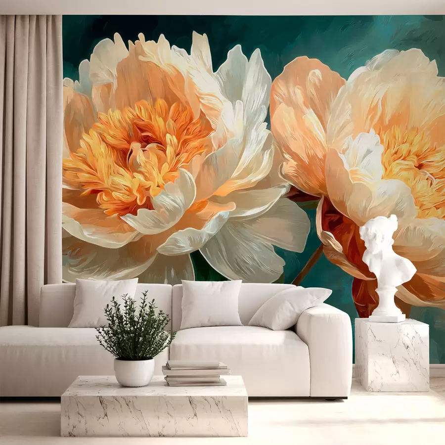 Wall Mural Photo Wallpaper Peonies w05338