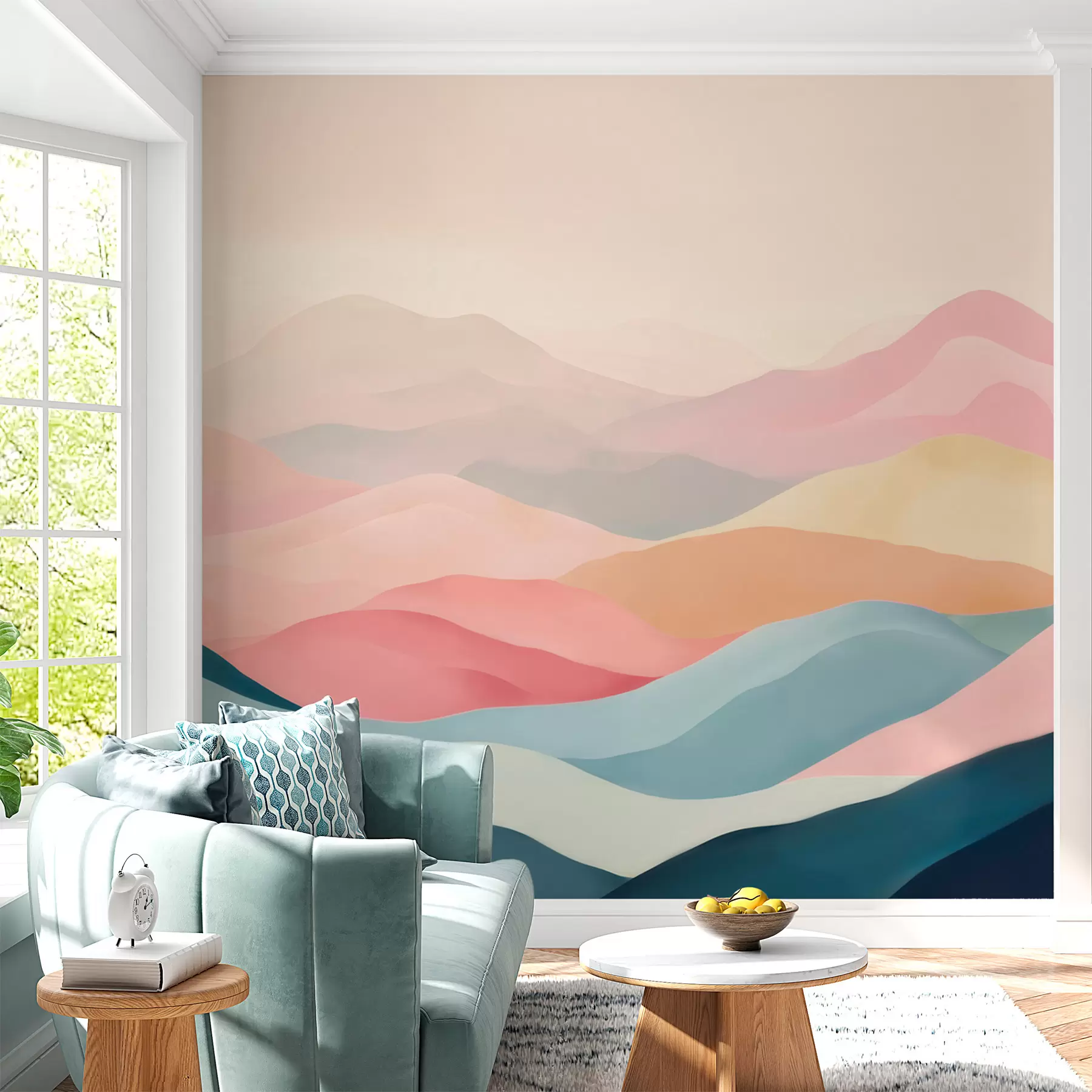 murais de parede Paisagem montanhosa w05462