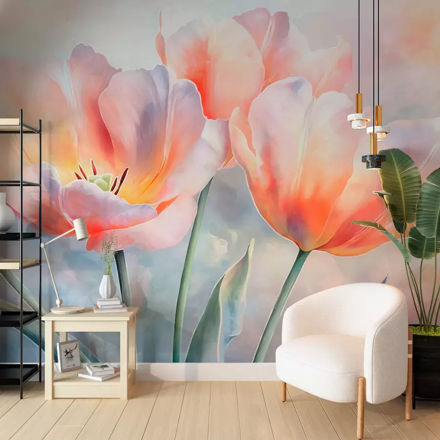 Wall Mural Photo Wallpaper Tulips w05467