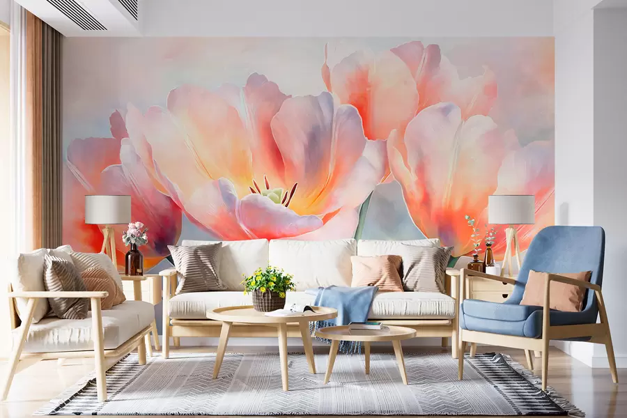 wall murals Tulips w05467