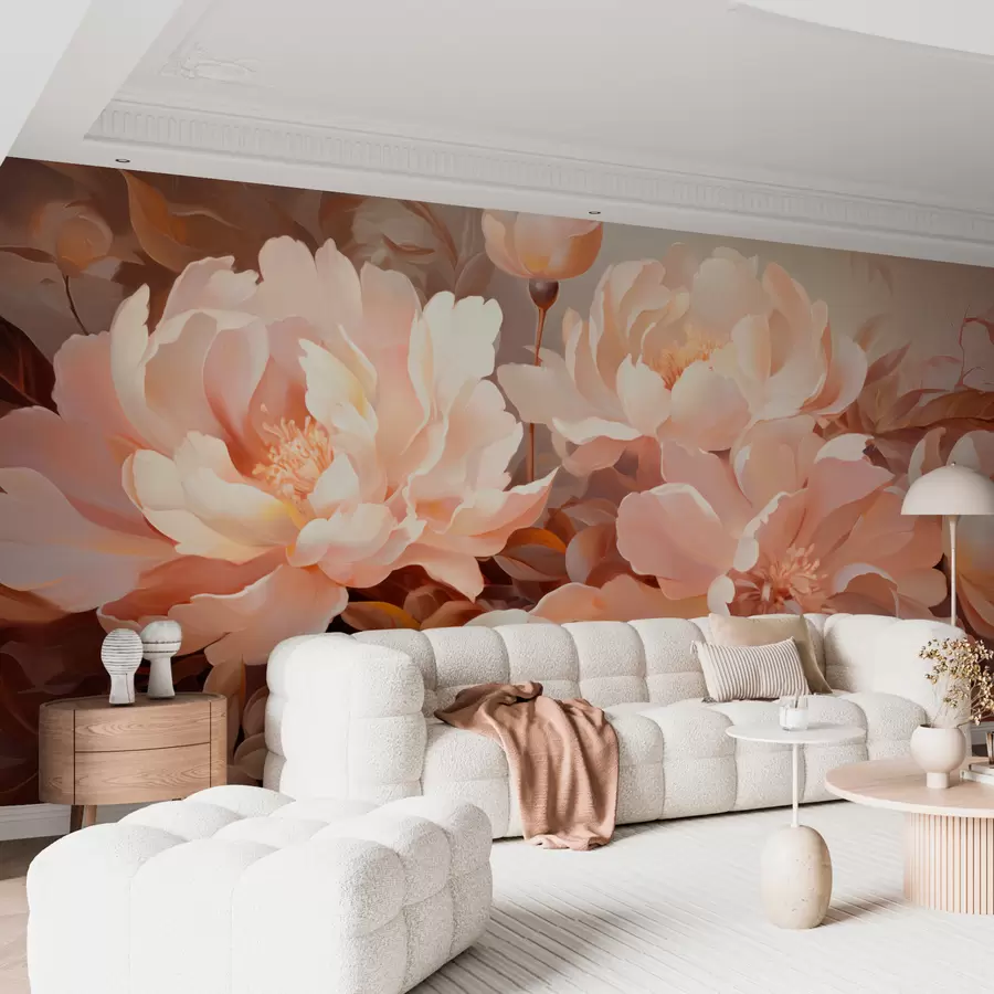 Wall Mural Photo Wallpaper Peonies w05511