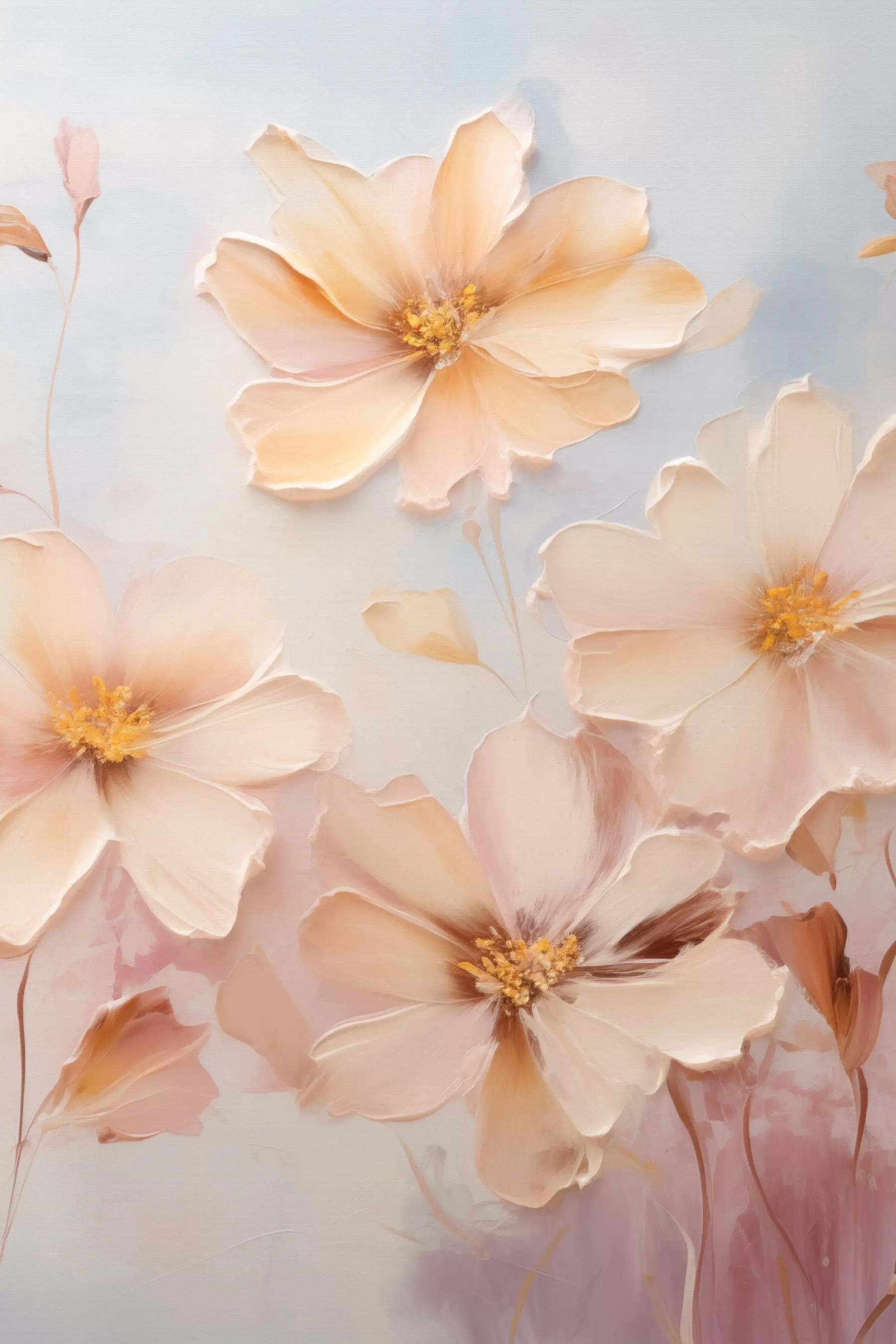wall murals Whisper of Petals s48905