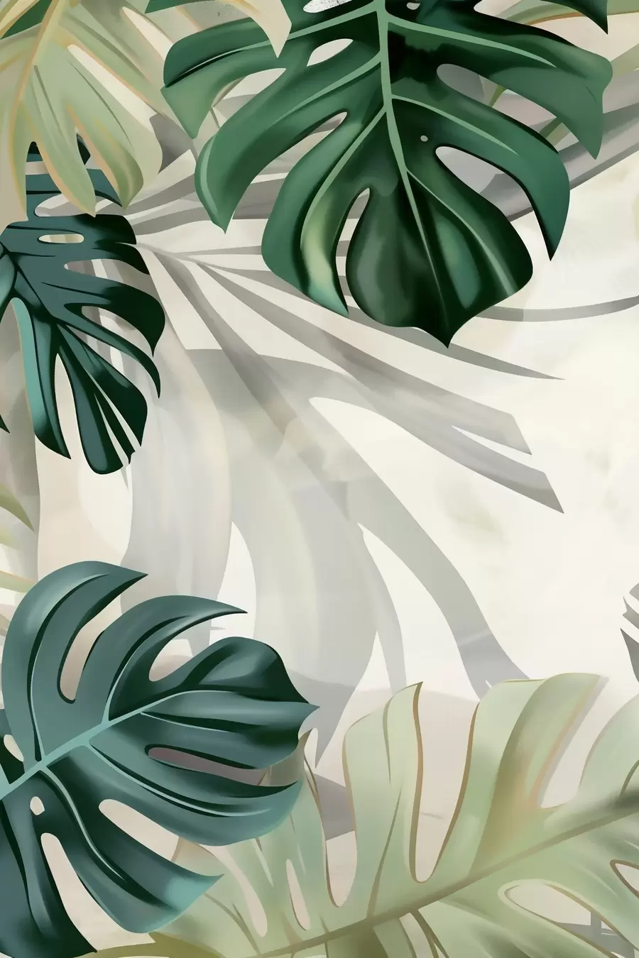 wall murals Breath of the Tropics s48908