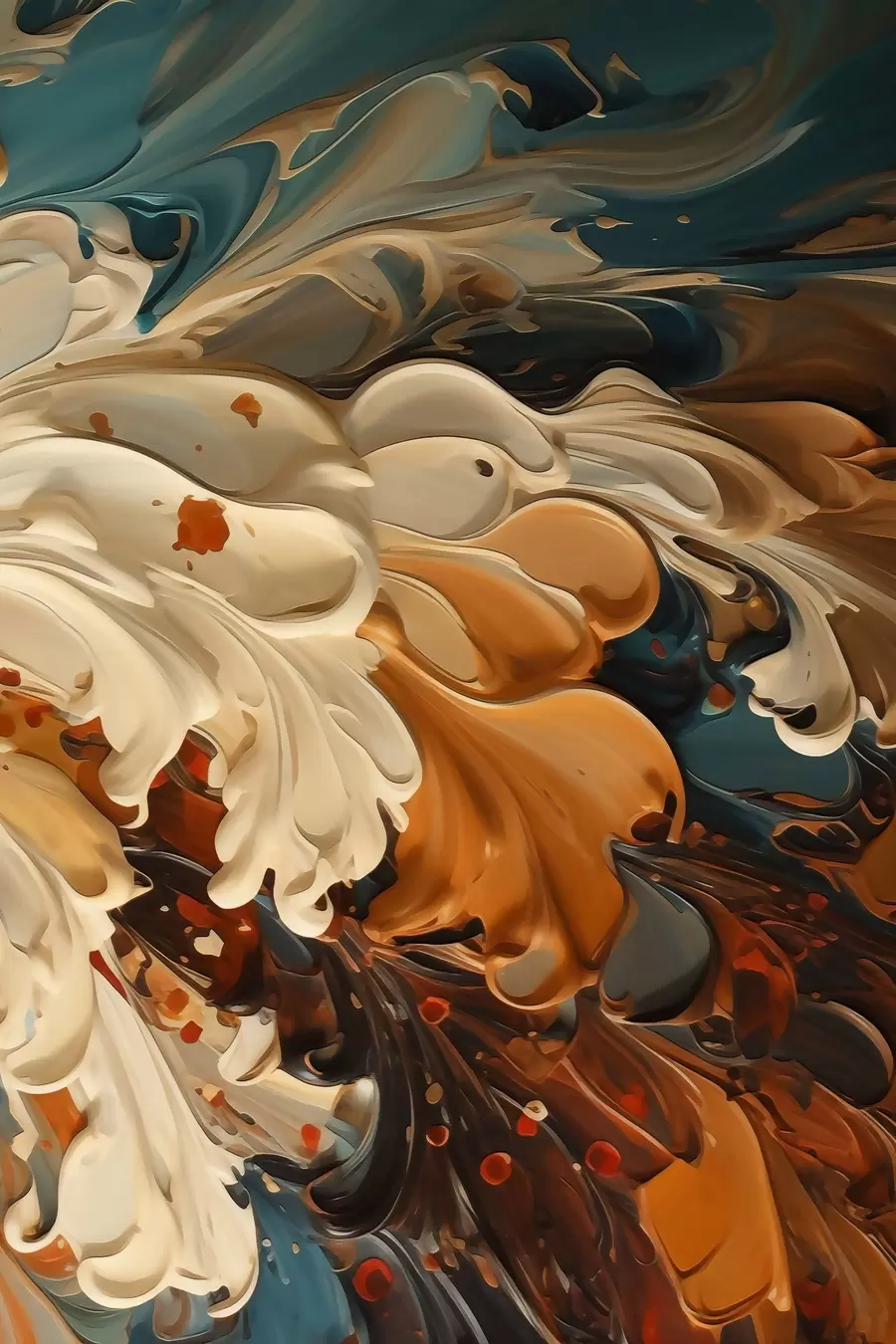 wall murals Vibrant Movement s48913