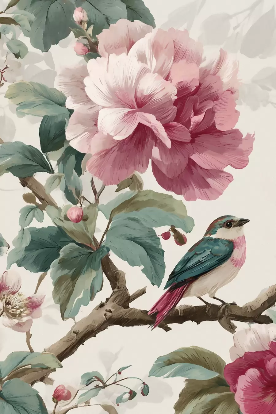 wall murals Pink Accent s48914