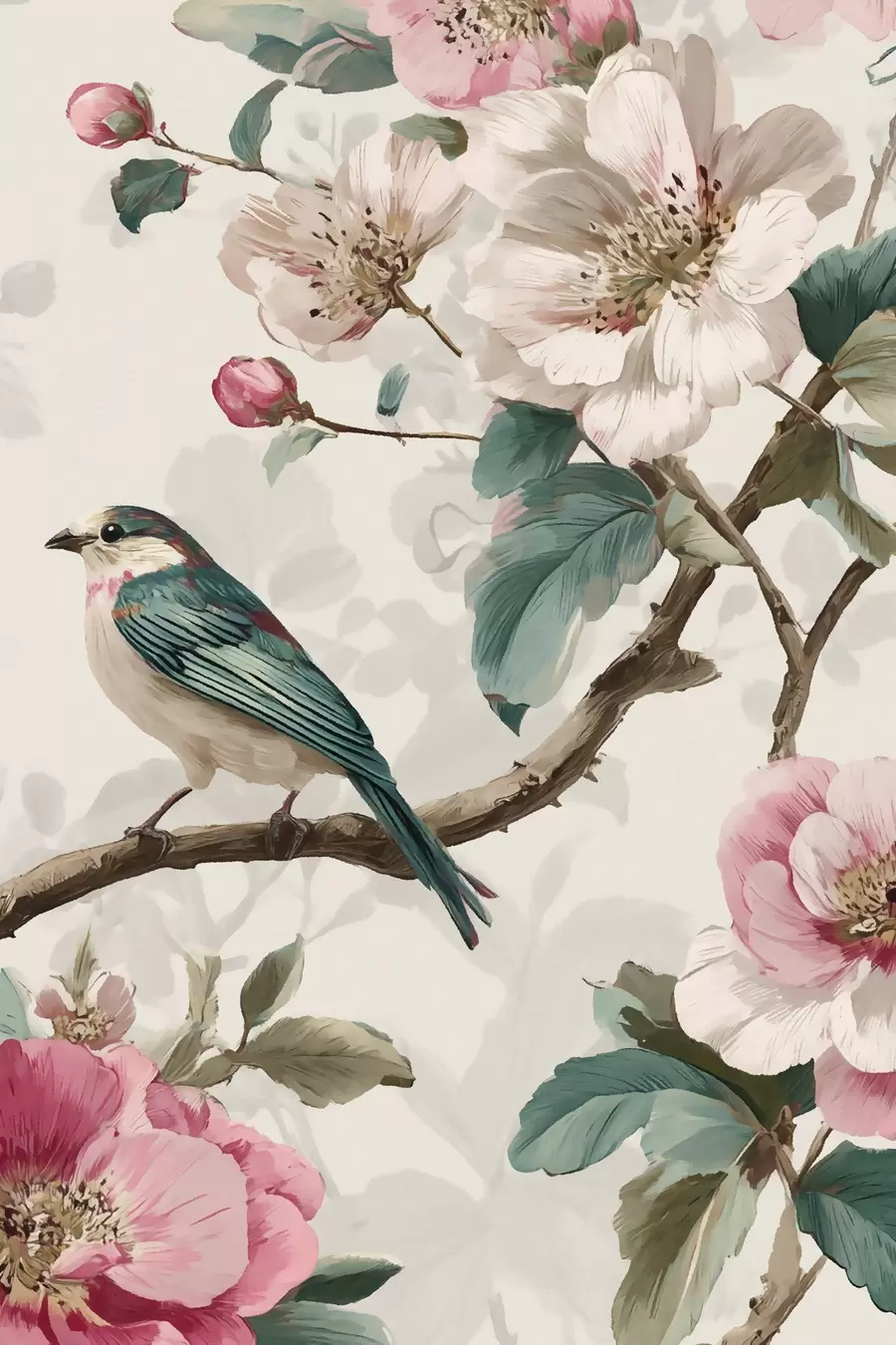 wall murals Harmony of Blooming s48915