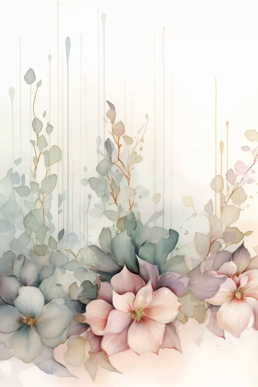 wall murals Light Composition s48921