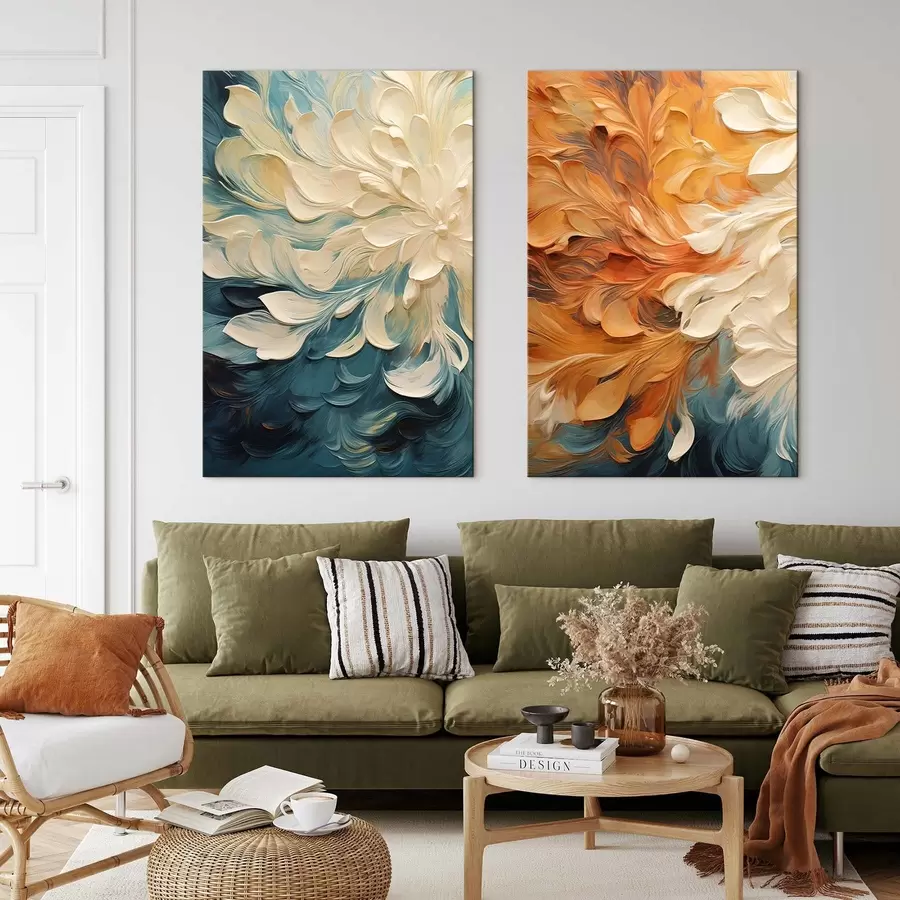 wall murals Abstraction, imitation oil paint m30378