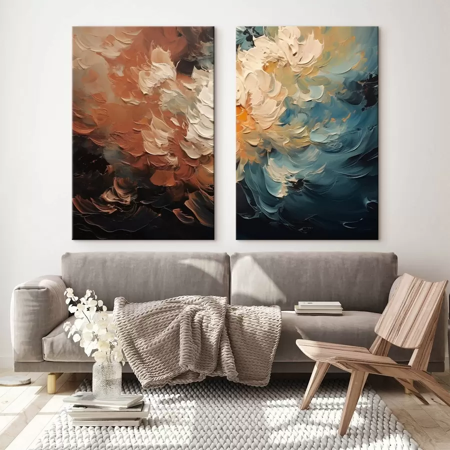 wall murals Abstract splashes, imitation oil painting m30382