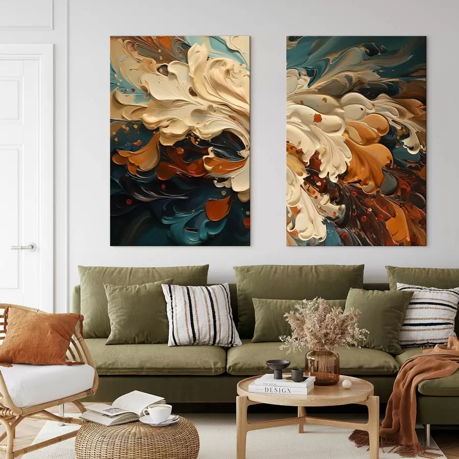 wall murals Large, abstract patterns m30383