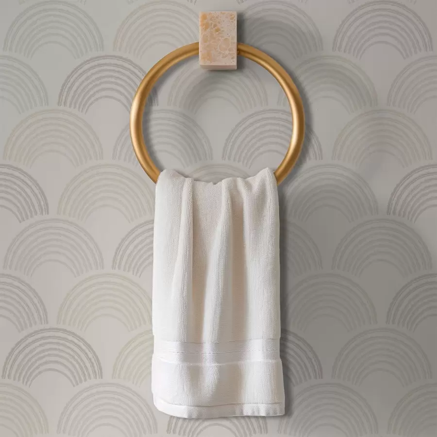 peintures murales Des arcs clairs et neutres disposés en motif répétitif a01164v3