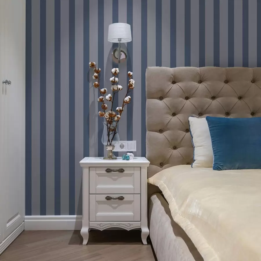 murales Rayas verticales azules y grises a01180v1