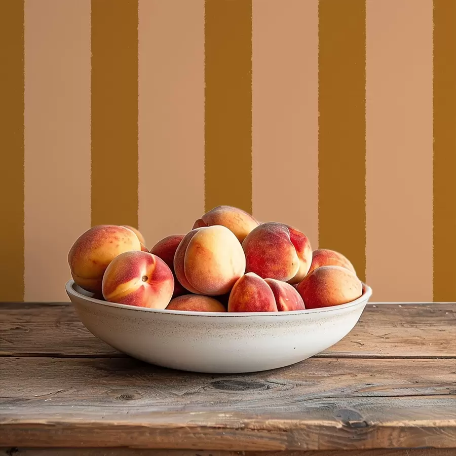 peintures murales Rayures verticales marron chaud a01180v4