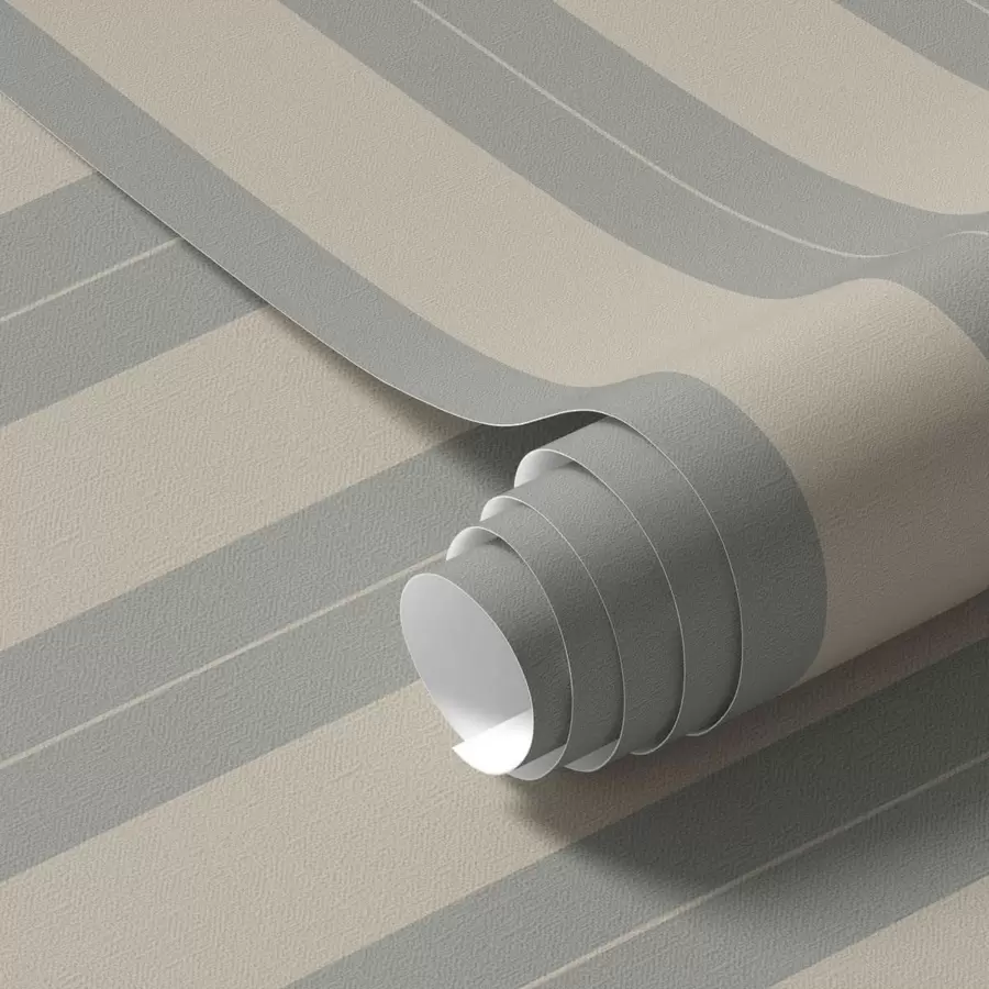 murales Rayas verticales grises y beige a01181